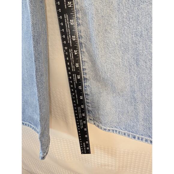 Daily Blue Easy Wide Leg Jeans Womens Size 28 Light Denim Easy Pant Pacific - Picture 9 of 15